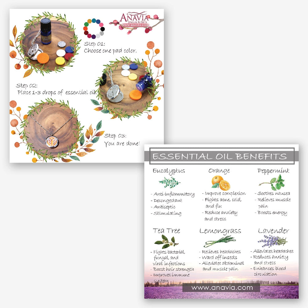 Spring Tree Aromatherapy Necklace