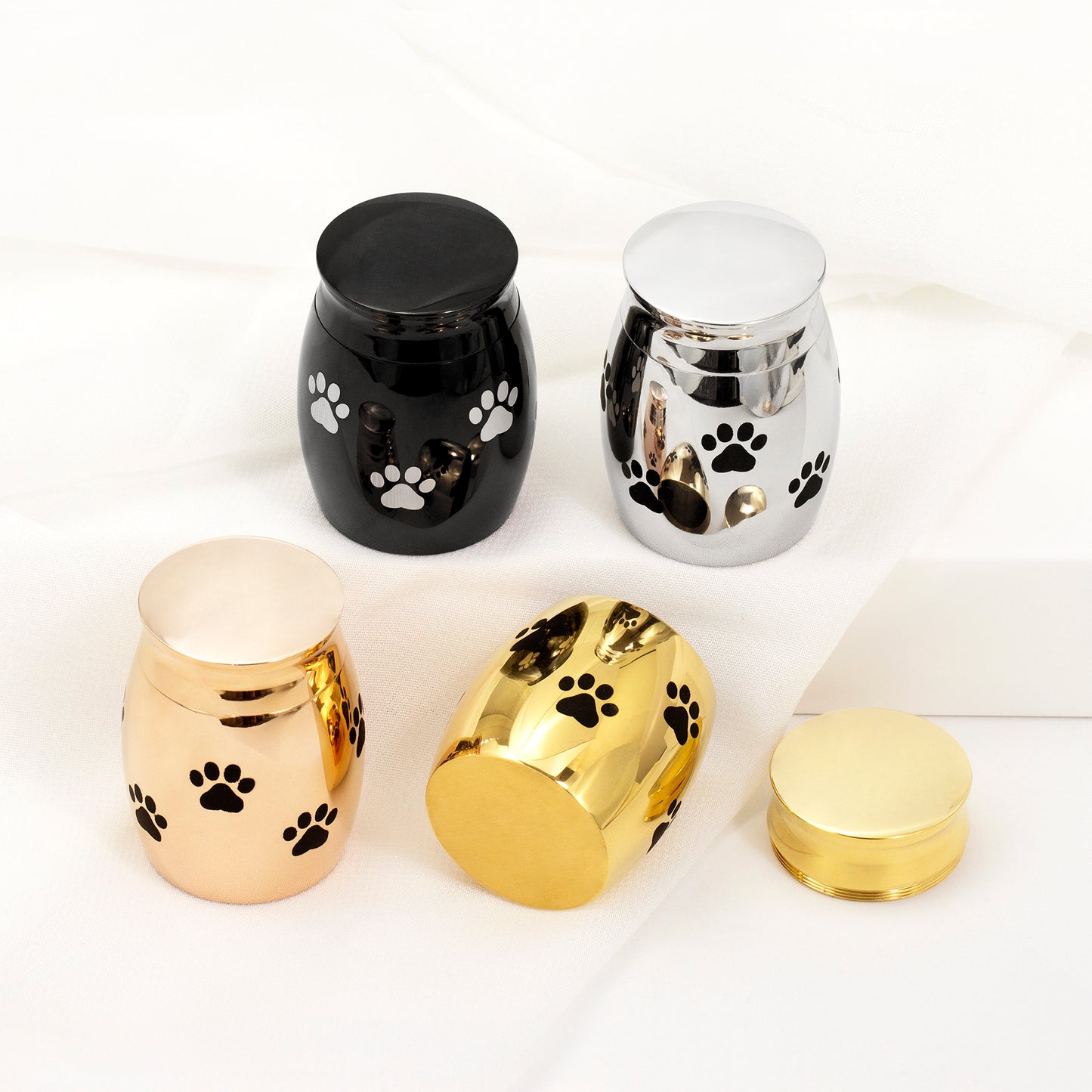 Paw Print Memorial Mini Urn