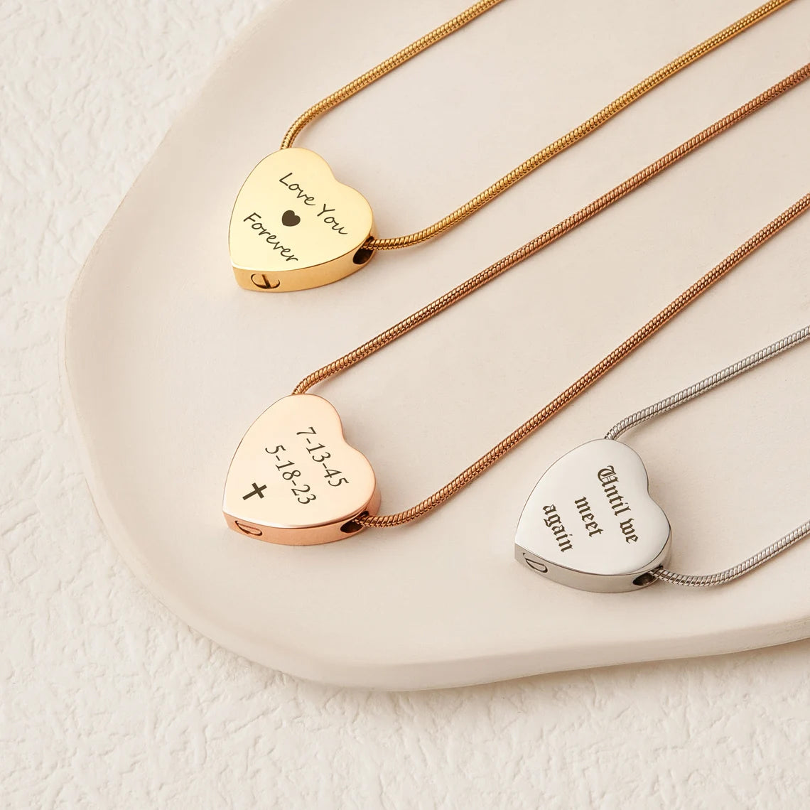 Precious Heart Memorial Necklace