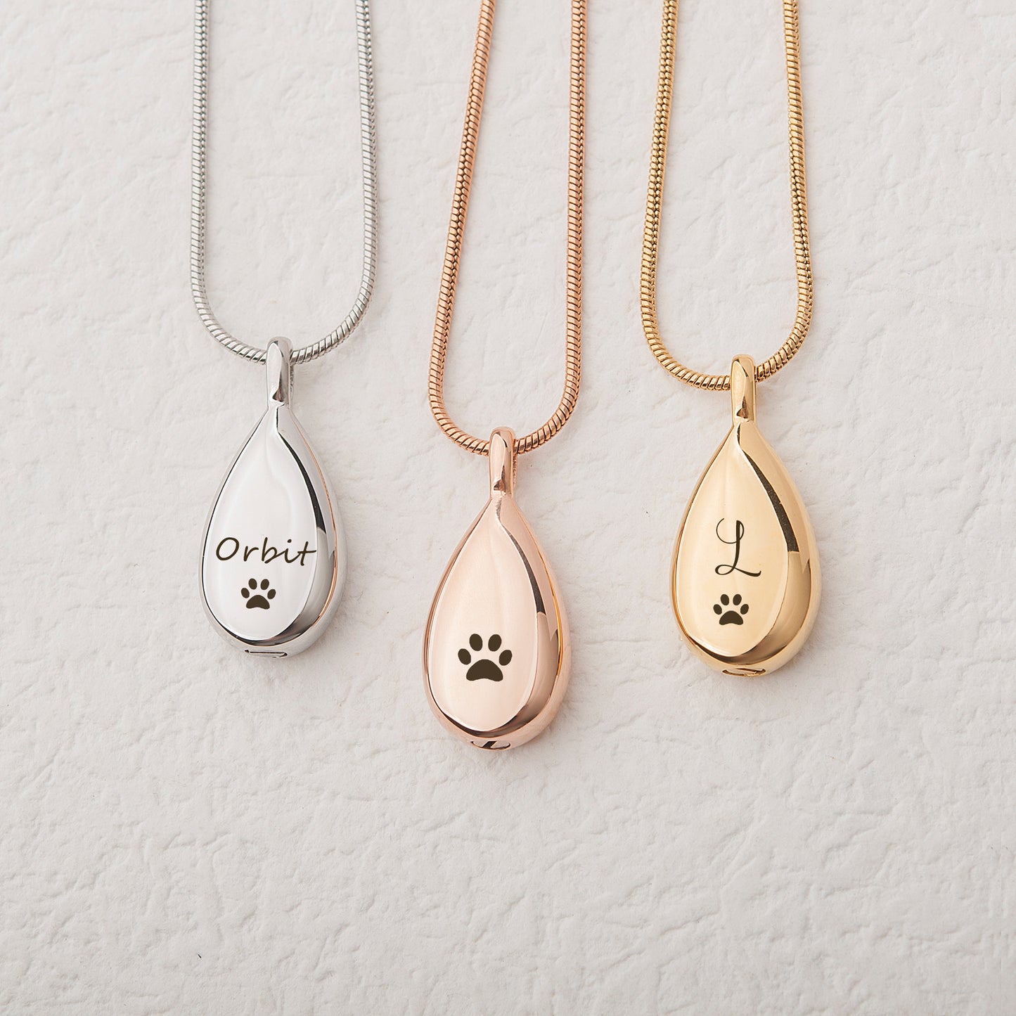 Teardrop Memorial Necklace