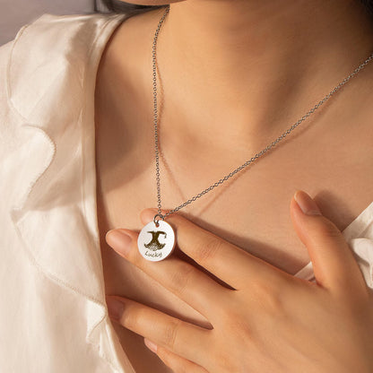 Paw - Nose Print Pet Memorial Necklace