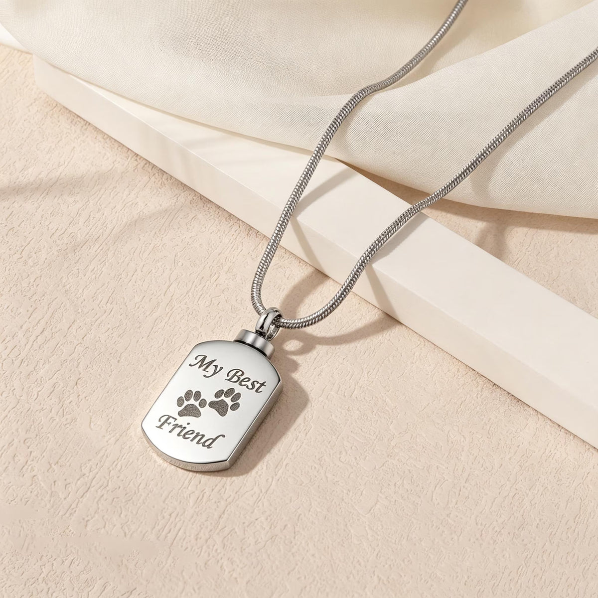 My Best Friend Pet Memorial Dog Tag