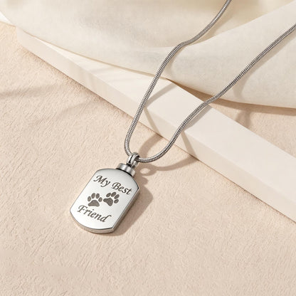My Best Friend Pet Memorial Dog Tag