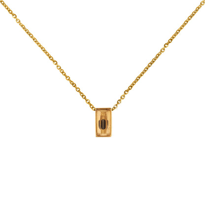 Crystal Cube Memorial Ashes Holder Necklace