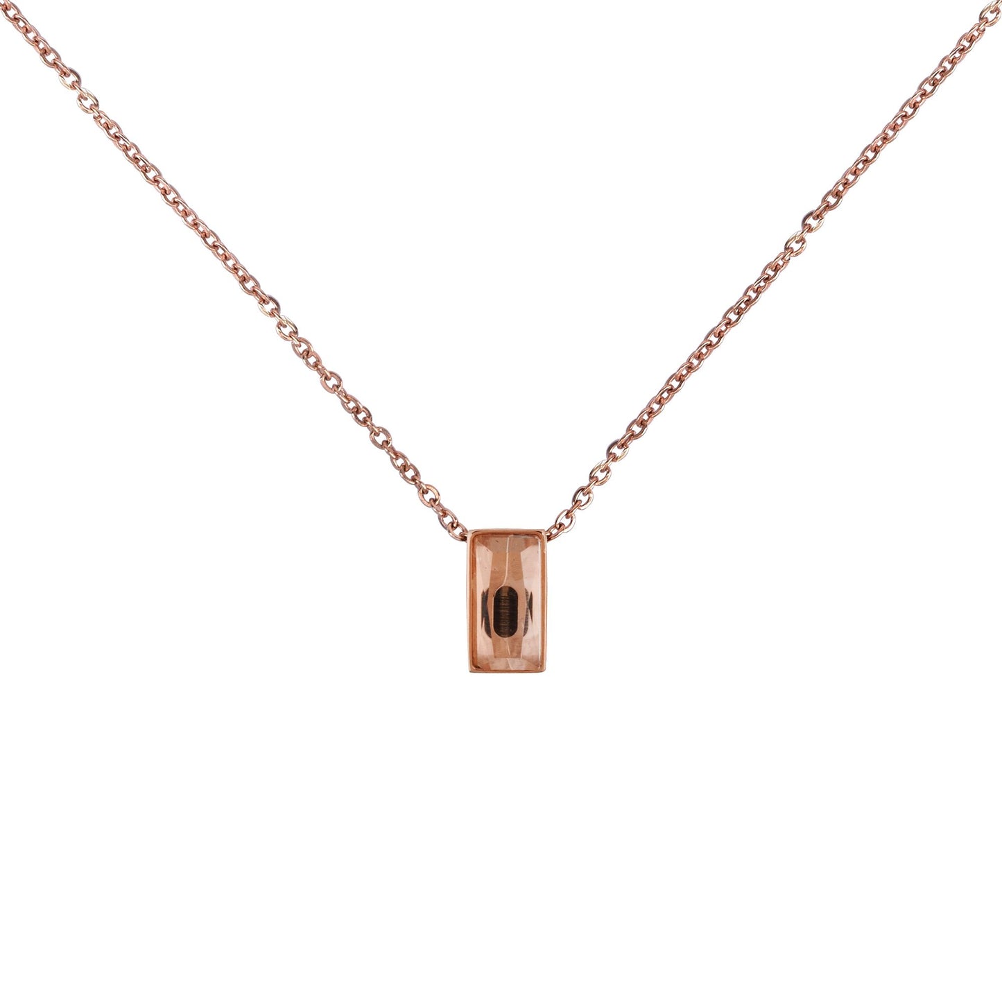 Crystal Cube Memorial Ashes Holder Necklace