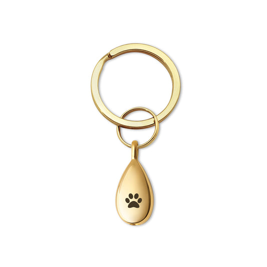 Pet Portrait Teardrop Memorial Key Chain