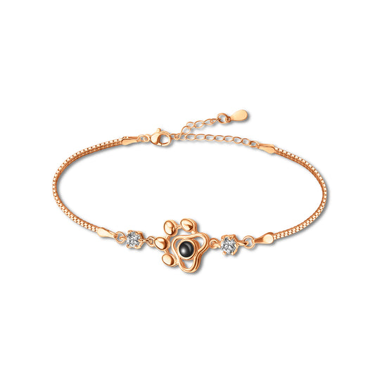 Paw Print Photo Photo Projection Bracelet