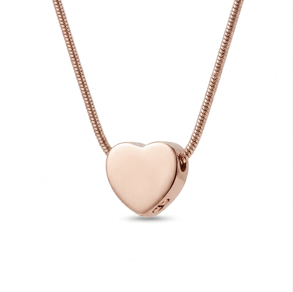 Mini Heart Memorial Necklace
