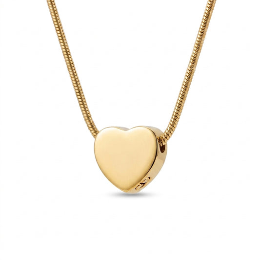 Mini Heart Memorial Necklace
