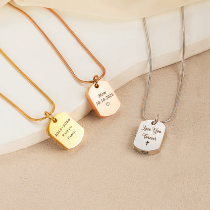Stainless Steel Memorial Dog Tag
