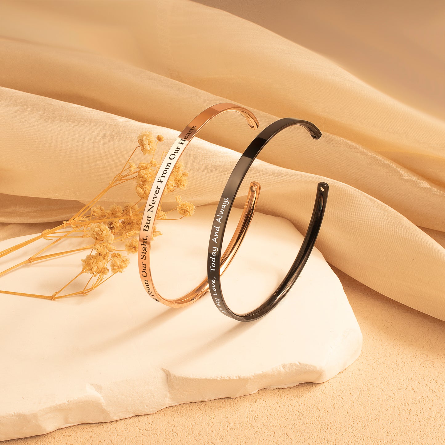 Custom Memorial Cuff Bangle
