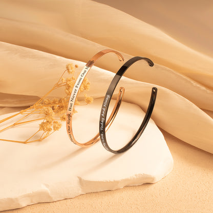 Custom Memorial Cuff Bangle