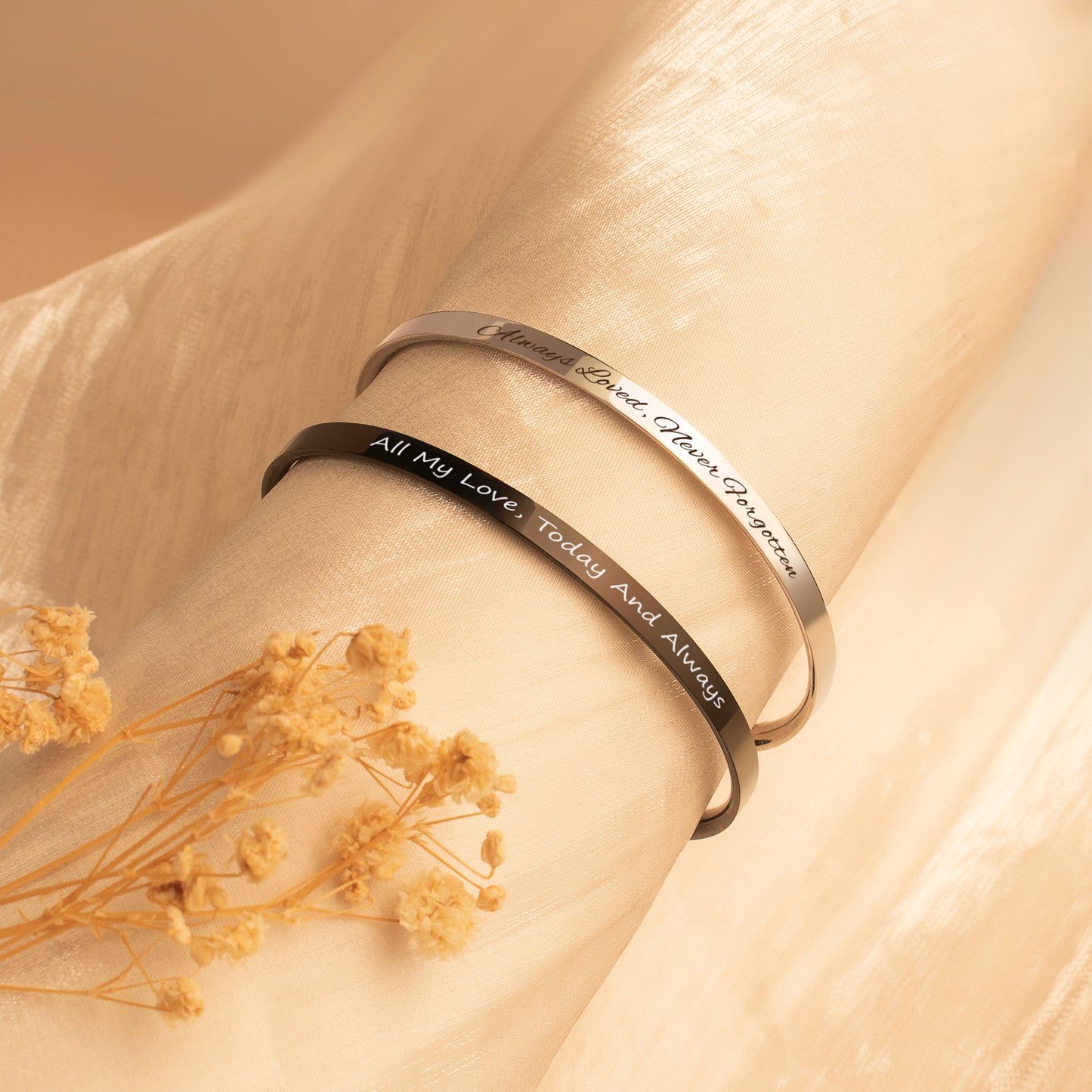 Custom Memorial Cuff Bangle