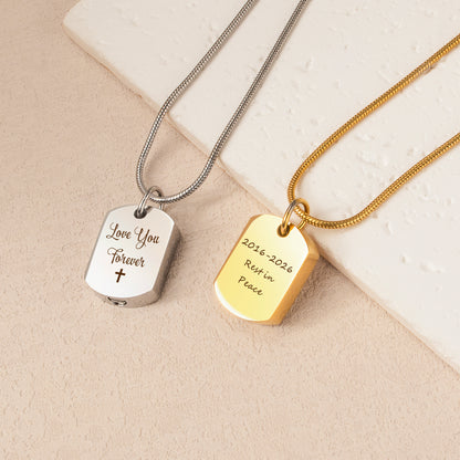 Stainless Steel Memorial Dog Tag