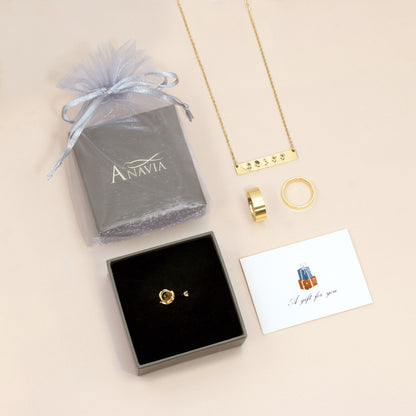 Rose Photo Projection Memorial Ring