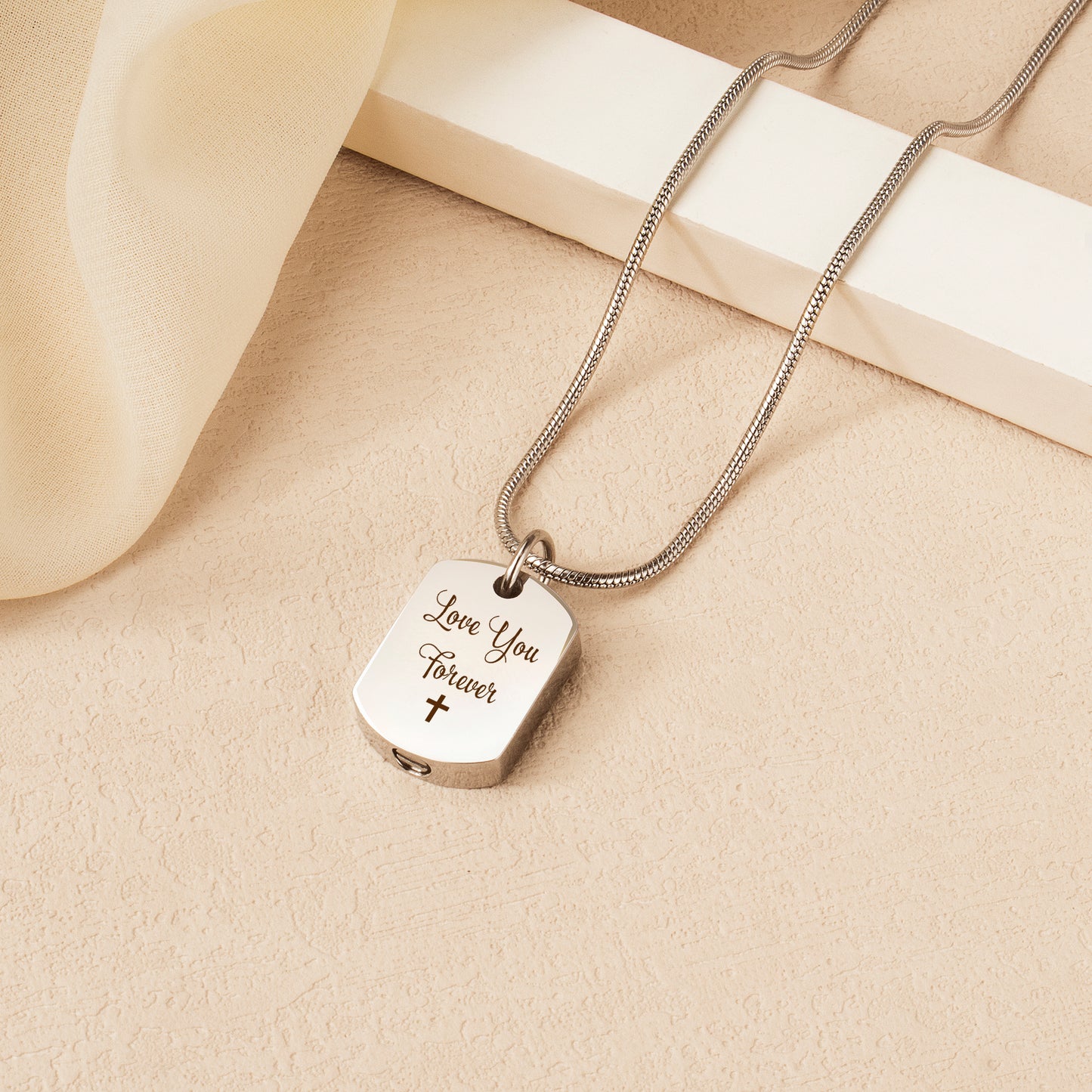 Stainless Steel Memorial Dog Tag