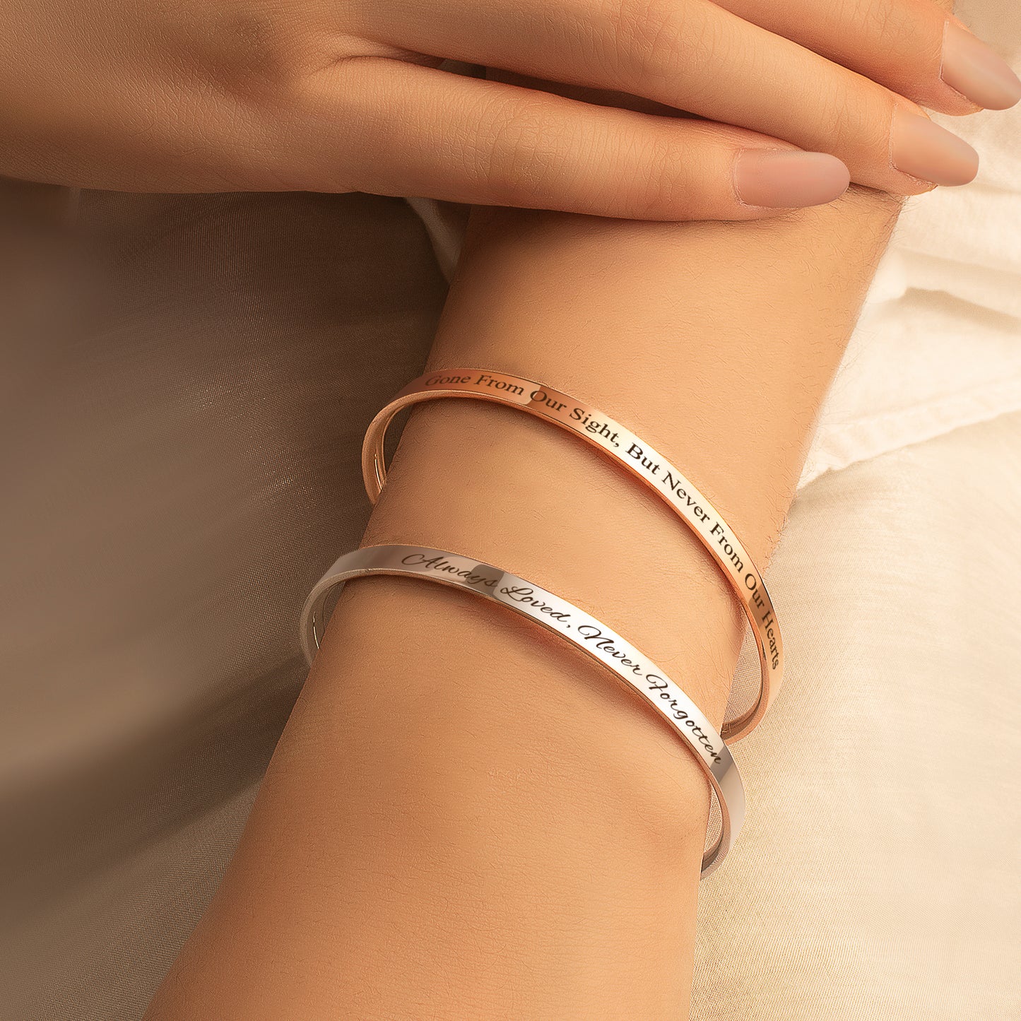 Custom Memorial Cuff Bangle