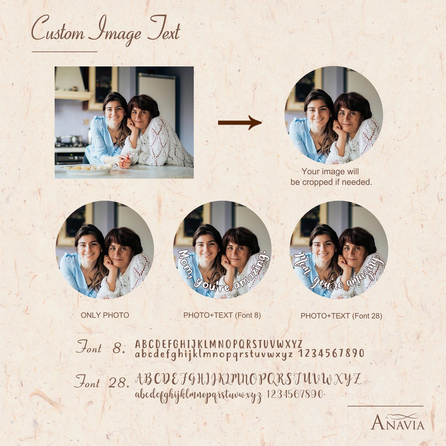 Rose Photo Projection Memorial Ring