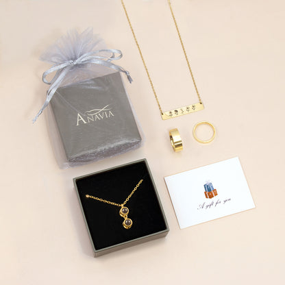Round Multi-Photo Projection Necklace
