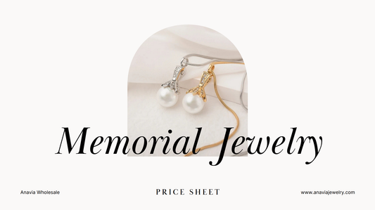 Memorial Jewelry Price List