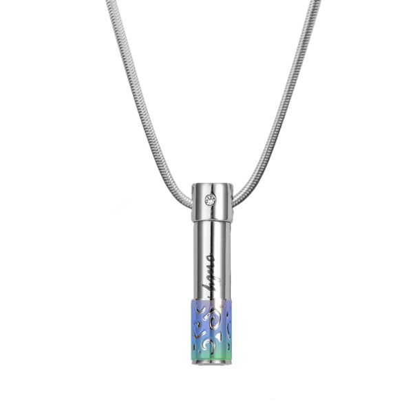 Only Love Cylinder Memorial Necklace