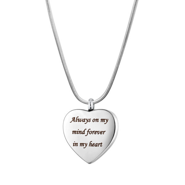 B106862 Forever In My Heart Memorial Necklace 1