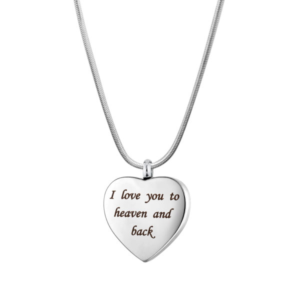 B106868 I Love You to Heaven and Back Memorial Necklace 1