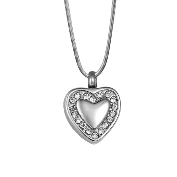 B89324 Brenna Heart Memorial NecklacePendant 1