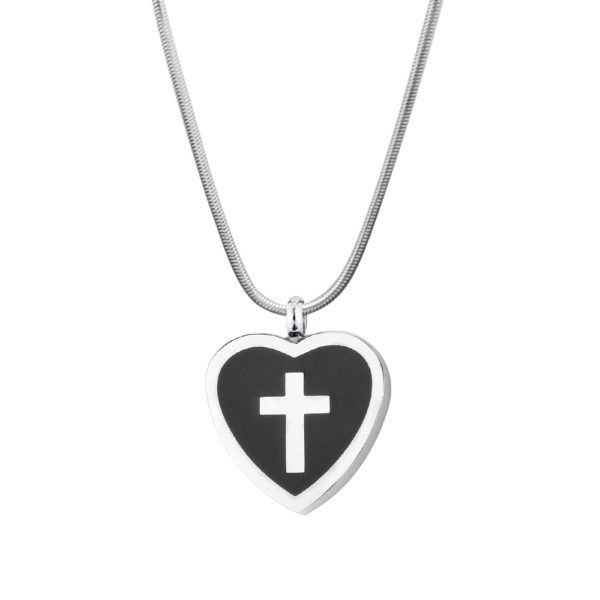 B90540 Cross My Heart Memorial Necklace 1