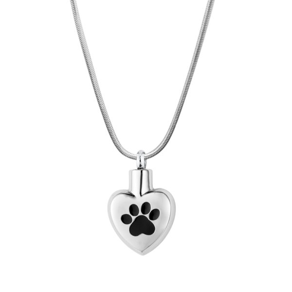 B92288 Paw in My Heart Memorial Necklace 1