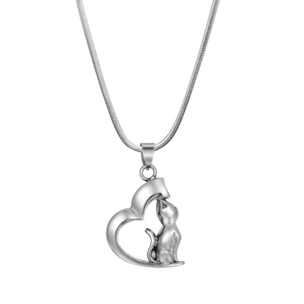 B97094 Loving Canine Heart Memorial Necklace 1