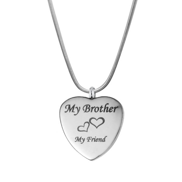 B99910 Brother My Friend Love Heart Memorial Jewelry 1