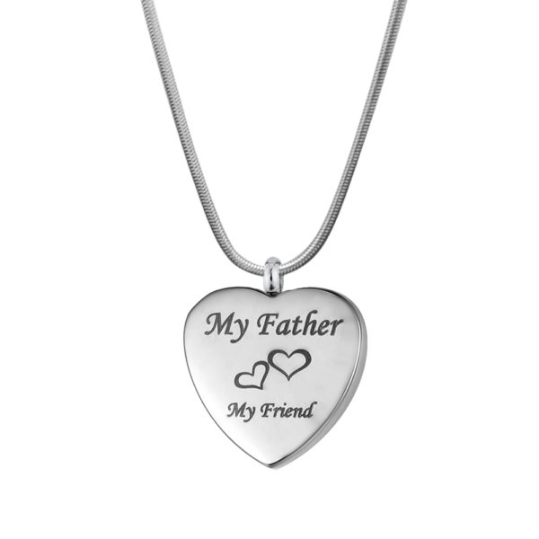 B99911 Father My Friend Love Heart Memorial Jewelry 1