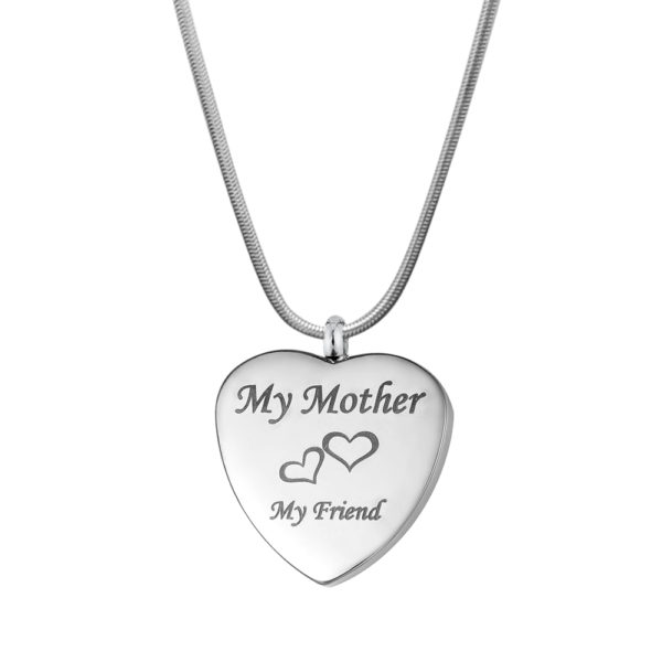B99912 Mother My Friend Love Heart Memorial Jewelry 1