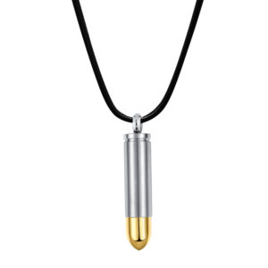 Bullet Cartridge Memorial Necklace