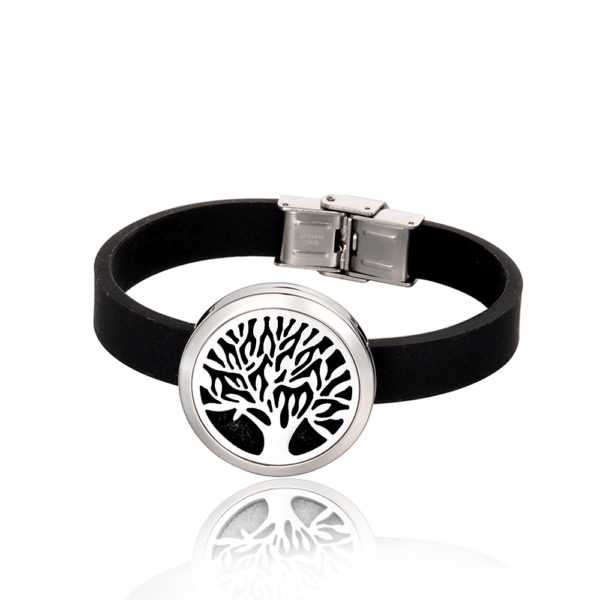 B104136 Tree of Life Essential Oil Locket Bracelet 1