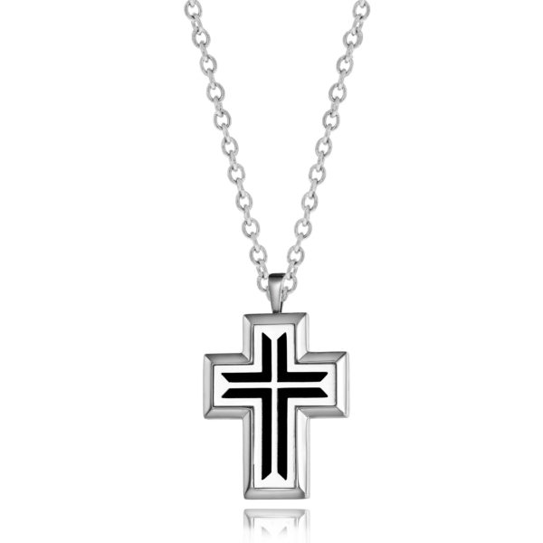 B104738 Sacred Cross Essential Oil Necklace 1