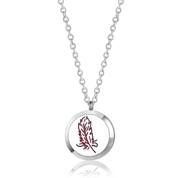 B111410 Quill Pen Essential Oil Necklace 1