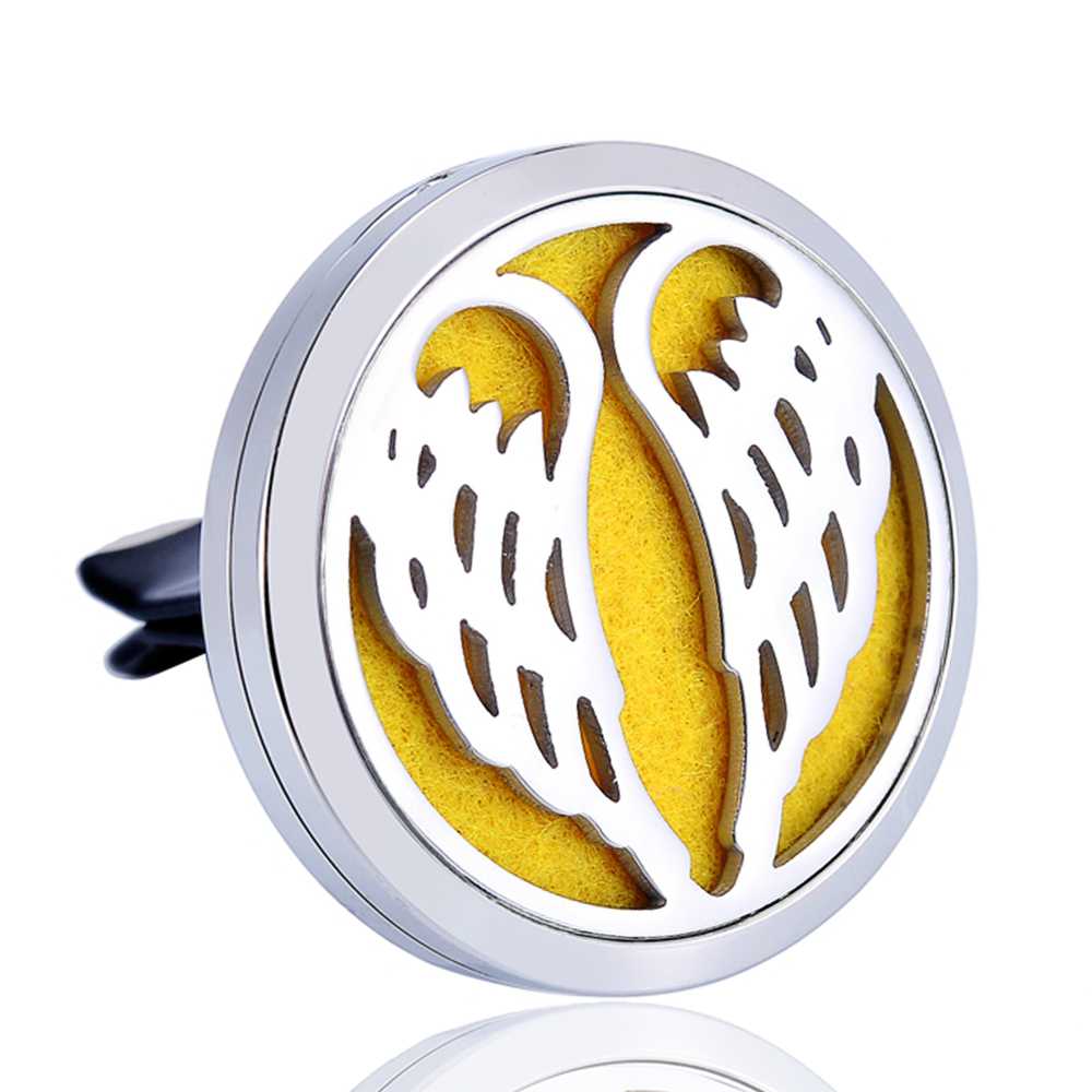 New Angel Wings Car Aromatherapy Essential Oil Diffuser Clip